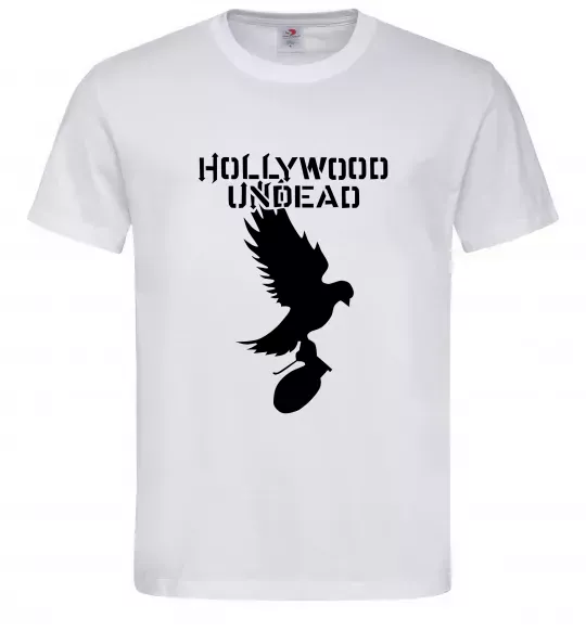 Чоловіча футболка HOLLYWOOD UNDEAD Білий фото