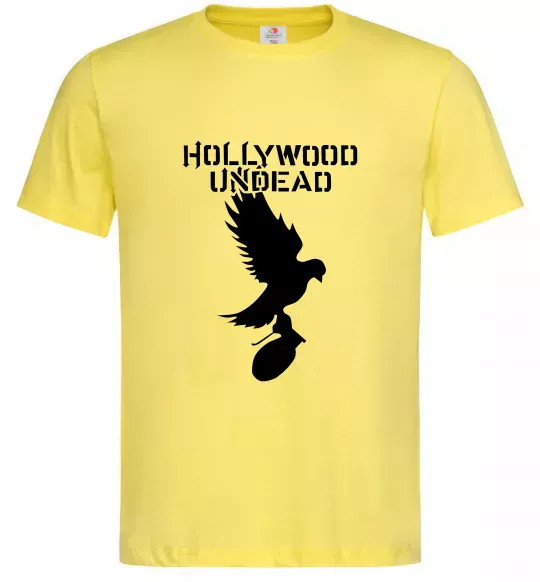 Чоловіча футболка HOLLYWOOD UNDEAD Лимонний фото