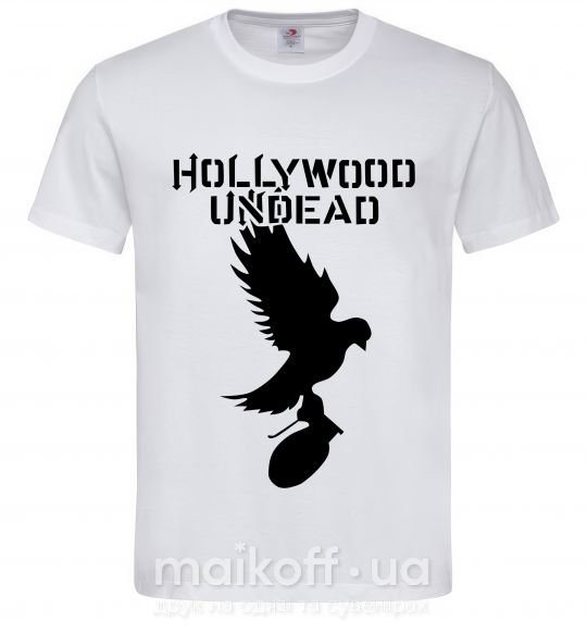 Чоловіча футболка HOLLYWOOD UNDEAD Білий фото