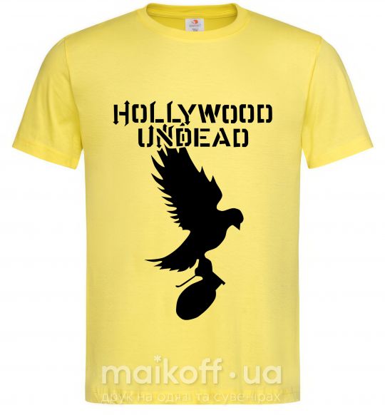 Чоловіча футболка HOLLYWOOD UNDEAD Лимонний фото