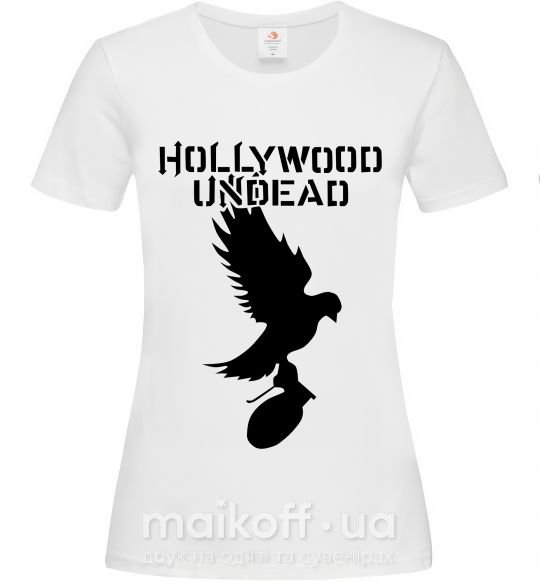 Женская футболка HOLLYWOOD UNDEAD Белый фото