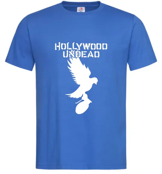 Чоловіча футболка HOLLYWOOD UNDEAD Яскраво-синій фото