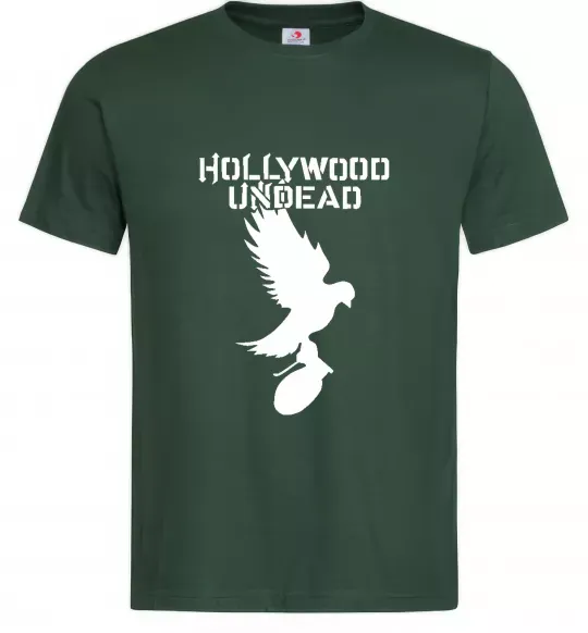 Чоловіча футболка HOLLYWOOD UNDEAD Темно-зелений фото