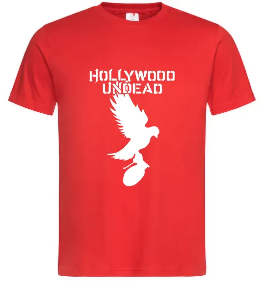 Чоловіча футболка HOLLYWOOD UNDEAD Червоний фото