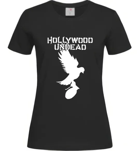 Жіноча футболка HOLLYWOOD UNDEAD Чорний фото