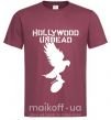 Чоловіча футболка HOLLYWOOD UNDEAD Бордовий фото