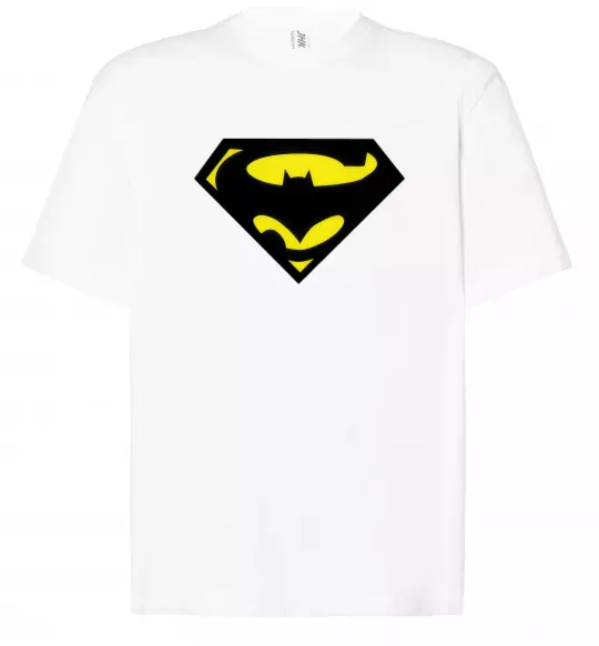 Футболка Оверсайз SUPERBATMAN Белый фото