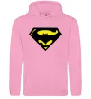 Мужская толстовка (худи) SUPERBATMAN Розовый фото