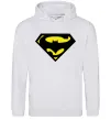 Мужская толстовка (худи) SUPERBATMAN Серый меланж Мужская толстовка (худи) SUPERBATMAN Серый меланж фото