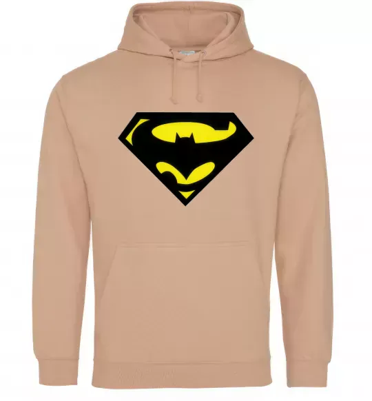 Жіноча толстовка (худі) SUPERBATMAN Пісочний фото