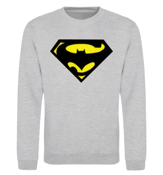 Світшот SUPERBATMAN Сірий меланж фото