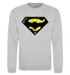 Світшот SUPERBATMAN Сірий меланж фото