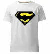 Чоловіча преміум футболка SUPERBATMAN Білий фото