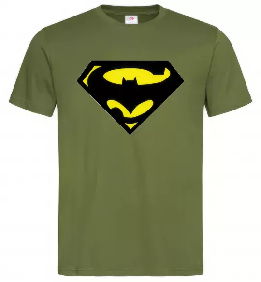 Мужская футболка SUPERBATMAN Оливковый фото