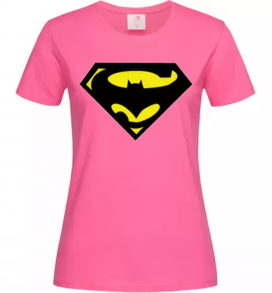 Женская футболка SUPERBATMAN Ярко-розовый фото