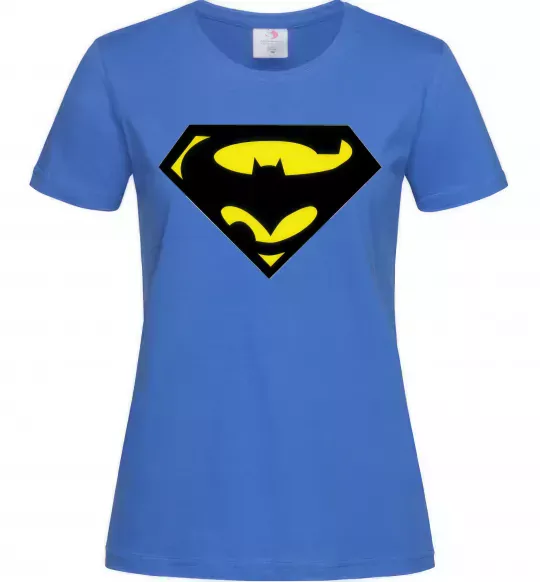 Женская футболка SUPERBATMAN Ярко-синий фото