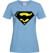 Женская футболка SUPERBATMAN Голубой Женская футболка SUPERBATMAN Голубой фото