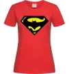 Женская футболка SUPERBATMAN Красный Женская футболка SUPERBATMAN Красный фото