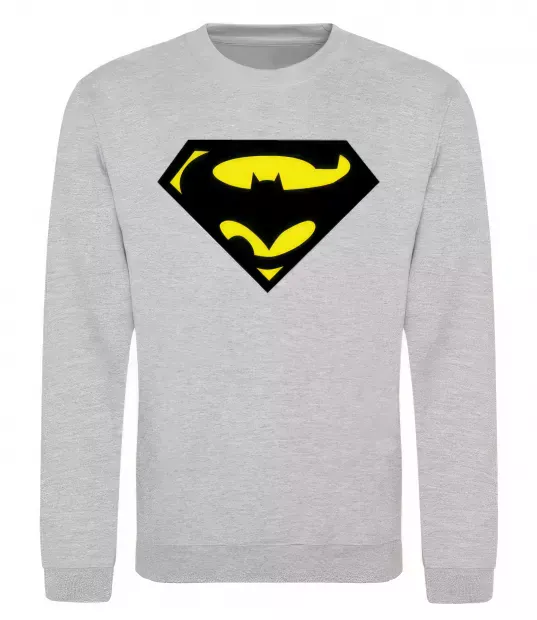 Світшот SUPERBATMAN Сірий меланж фото