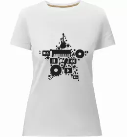 Женская премиум футболка GANGNAM Белый фото