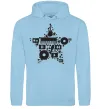 Чоловіча толстовка (худі) MUSIC STAR Блакитний фото