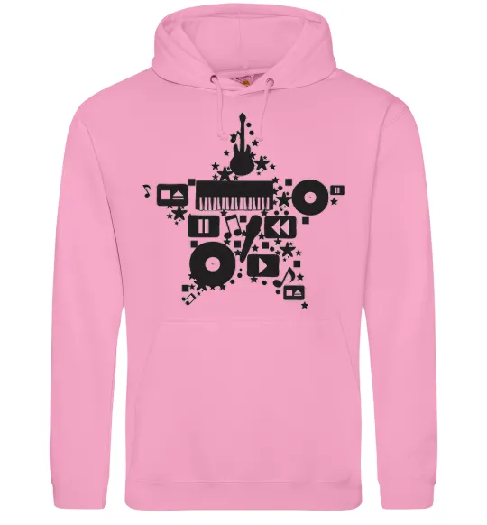 Женская толстовка (худи) MUSIC STAR Розовый фото