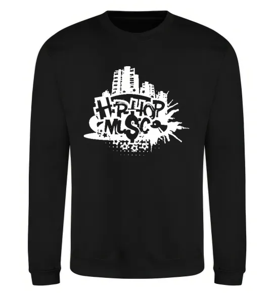 Світшот HIP HOP Чорний фото