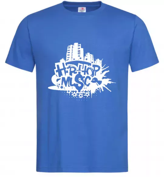 Мужская футболка HIP HOP Ярко-синий фото