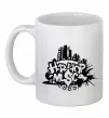 Чашка керамическая HIP HOP Белый фото