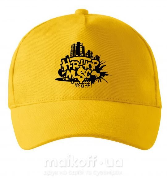 Кепка HIP HOP Сонячно жовтий фото