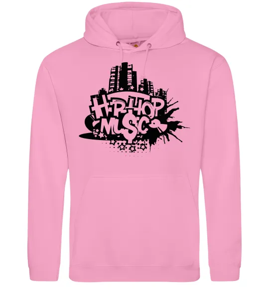 Мужская толстовка (худи) HIP HOP Розовый фото