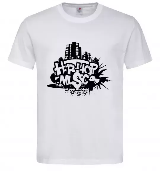 Мужская футболка HIP HOP Белый фото