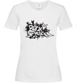 Жіноча футболка ROCK Music знак