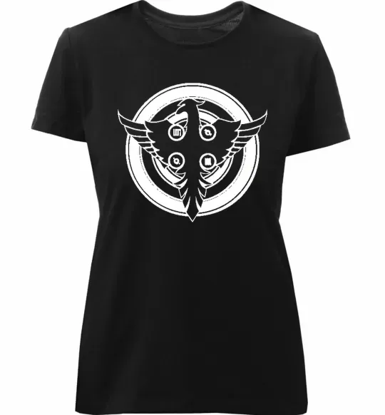 Женская премиум футболка 30 SECONDS TO MARS Черный фото