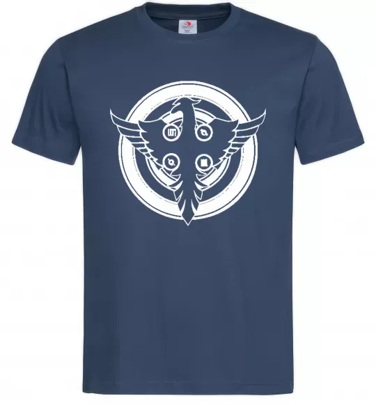 Чоловіча футболка 30 SECONDS TO MARS Темно-синій фото