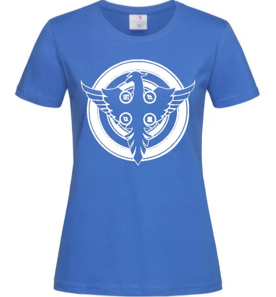 Женская футболка 30 SECONDS TO MARS Ярко-синий фото