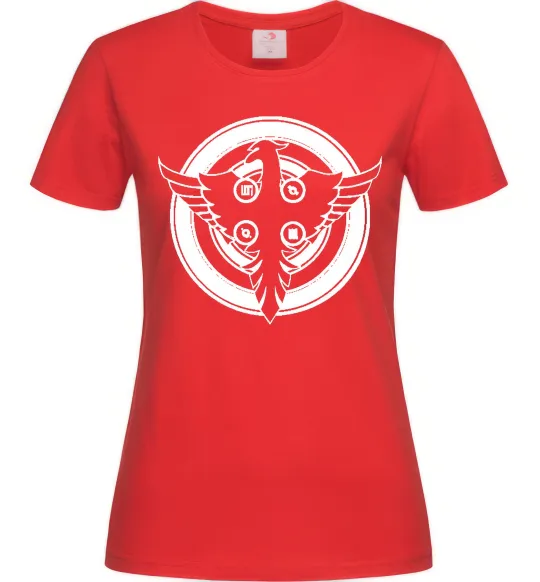 Женская футболка 30 SECONDS TO MARS Красный фото