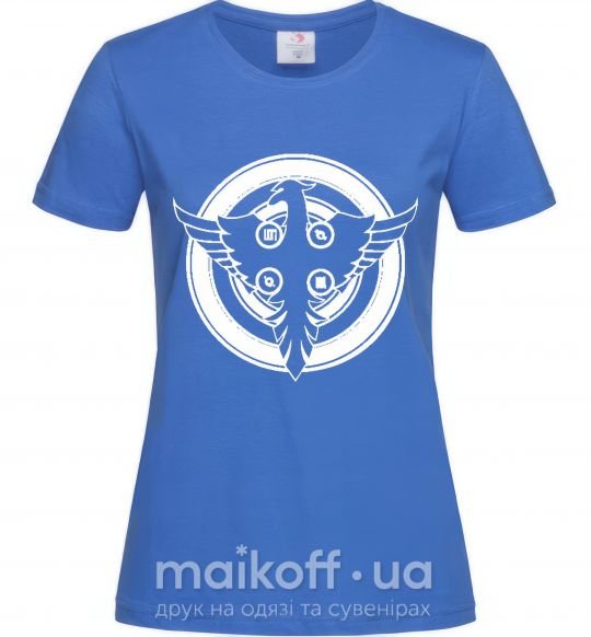 Жіноча футболка 30 SECONDS TO MARS Яскраво-синій фото