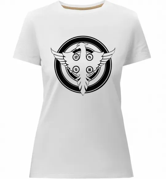 Женская премиум футболка 30 SECONDS TO MARS Белый фото