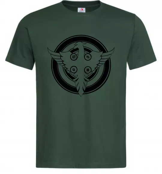 Чоловіча футболка 30 SECONDS TO MARS Темно-зелений фото