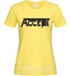 Жіноча футболка ACCEPT Лимонний фото