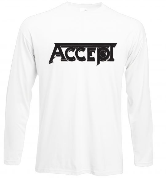 Лонгслів ACCEPT Білий фото