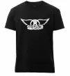 Чоловіча преміум футболка AEROSMITH Чорний фото