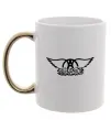 Чашка з кольоровою ручкою AEROSMITH Золото фото