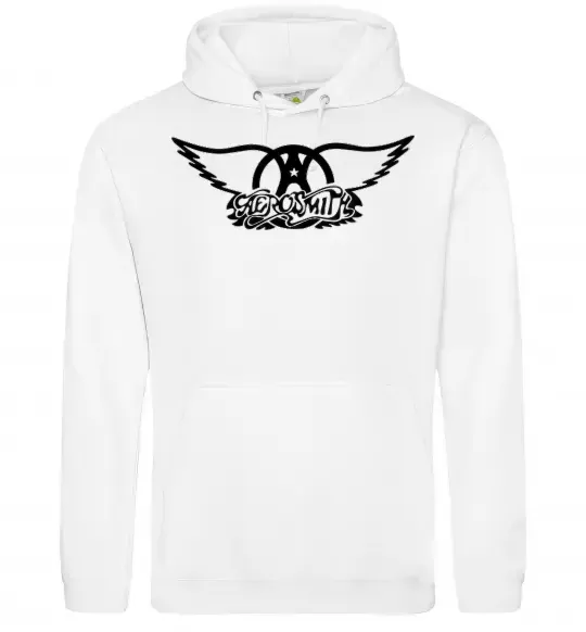 Мужская толстовка (худи) AEROSMITH Белый фото