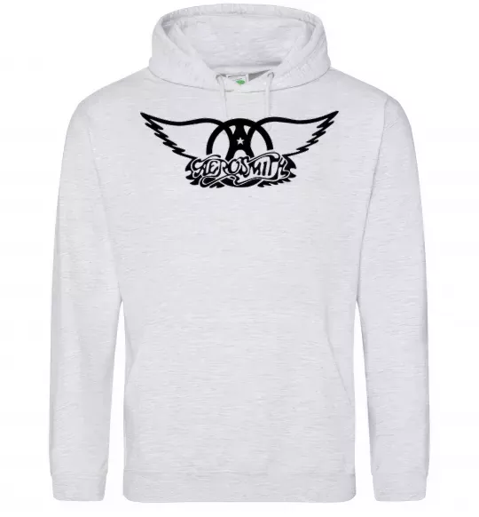 Мужская толстовка (худи) AEROSMITH Серый меланж фото