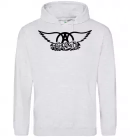 Мужская толстовка (худи) AEROSMITH Серый меланж фото