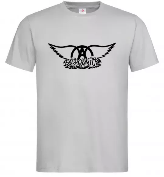 Чоловіча футболка AEROSMITH Сірий фото