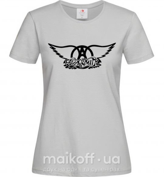Жіноча футболка AEROSMITH Сірий фото