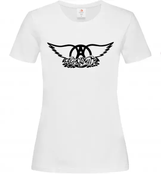 Женская футболка AEROSMITH Белый фото